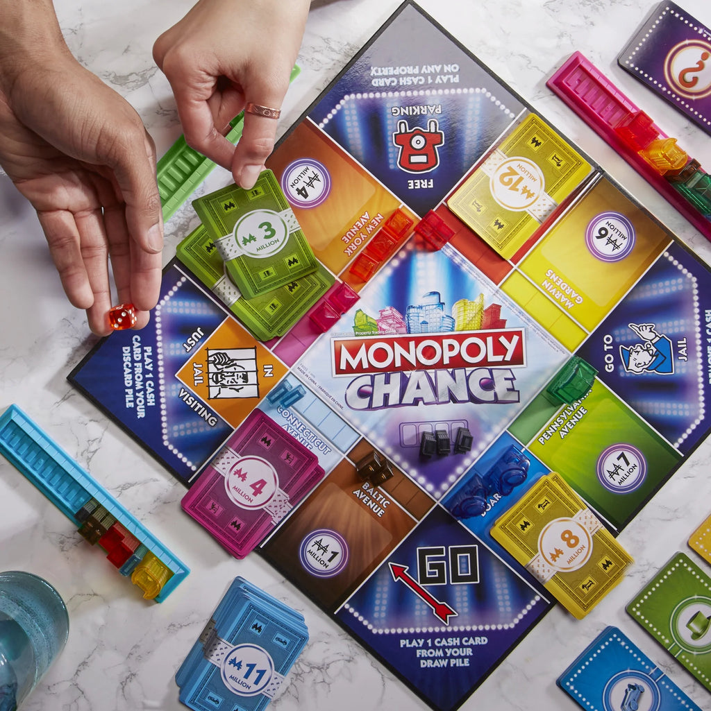Chance Board Game, Fast-Paced  Game, 20 Min. Average, Ages 8+