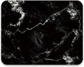 Mouse Pad Medium Mouse Mat Anti-Slip Base for PC Office Working Gaming, Black Marble